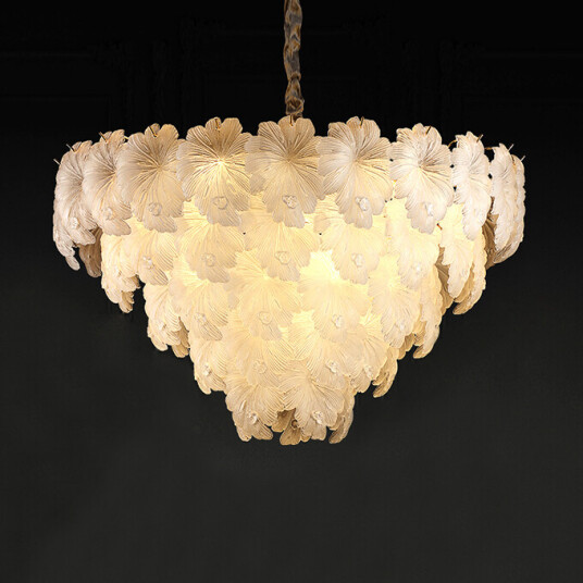 Фото Люстра 6302P/D800 gold/white