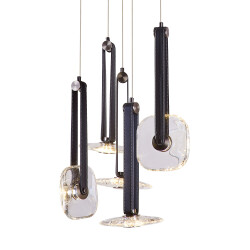 Фото Подвесной светильник OD2553-5 black/clear