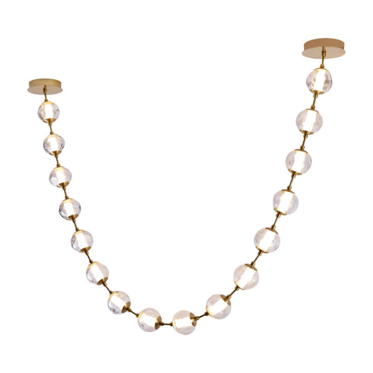 Фото Подвесной светильник OD2437A-16 brass/clear