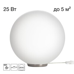 Фото CL941D25T1 RON Настольный Св-к Шар Хром Мат.