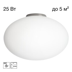 Фото CL941E28B1 RON Накладной Св-к Эллипс База Хром Мат.