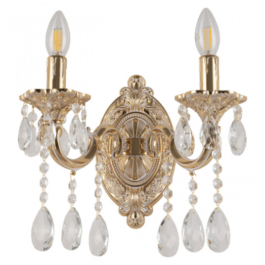 Фото Бра с хрустальными подвесками AL7801B10/2/175 A GW Bohemia Ivele Crystal