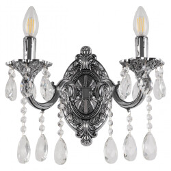 Фото Бра с хрустальными подвесками AL7801B10/2/175 A NB Bohemia Ivele Crystal