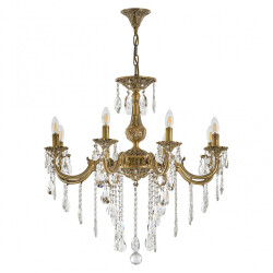Фото Люстра с хрустальными подвесками AL78101/8/250 B FP Bohemia Ivele Crystal