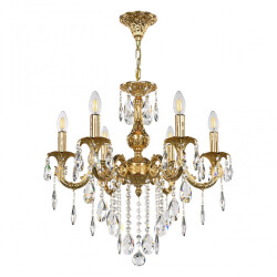 Фото Люстра с хрустальными подвесками AL79101/6/175 B G Bohemia Ivele Crystal