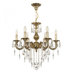Фото Люстра с хрустальными подвесками AL79101/6/175 B GB Bohemia Ivele Crystal