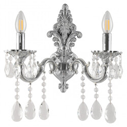 Фото Бра с хрустальными подвесками AL7801B14/2/175 A NW Bohemia Ivele Crystal