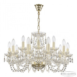 Фото Люстра хрустальная 119/10+5/240 G Bohemia Ivele Crystal