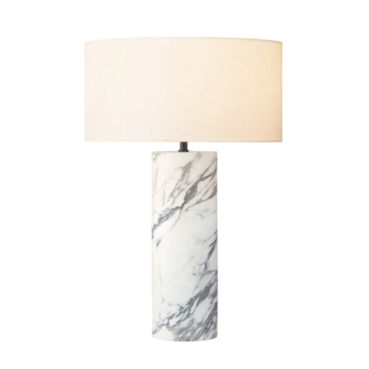 Фото Настольная лампа 5003T white marble