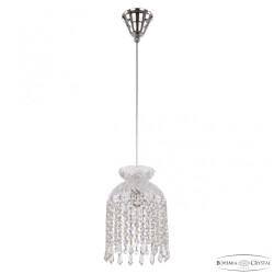 Фото Подвесной светильник с хрусталём 14781P/16 Ni Drops Bohemia Ivele Crystal