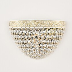 Фото Бра с хрустальными подвесками AL19321B/20OL WMG Bohemia Ivele Crystal