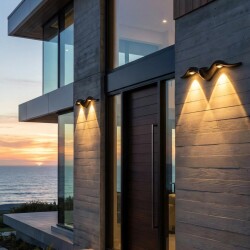 Фото CLU0805BK JONATHAN Черный Настенный Уличный Св-к