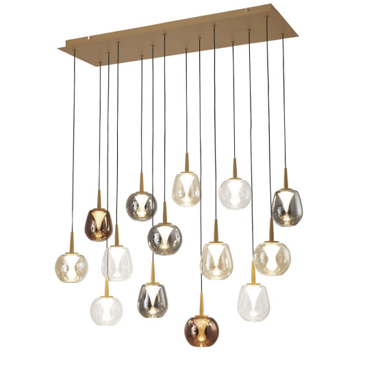 Фото 8936+14PL Люстра подвесная ANDROMEDA