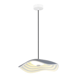 Фото SL6208.701.12 Светильник подвесной ST-Luce Серый/Серый, Белый LED 1*12W 3000K ОАЗИС