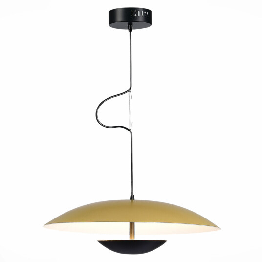 Фото utsenka-SL6502.203.01 Светильник подвесной ST-Luce Золотистый,Черный/Золотистый LED 1*35W 3000K АРМОНИКО