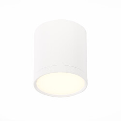 Фото ST113.532.05 Светильник потолочный Белый LED 1*5W 3000K 390Lm Ra>90 120° IP20 D68xH75 170-240V Накладные светильники